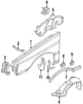 Genuine Nissan Molding Grommet 80874-57A00. Fixed Price $17.17.