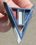 (1) Oem 1964 1965 1966 1967 Chevrolet Flag Emblem 3840317. Fixed Price $18.99.