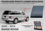 Land Rover Front Fender Wing Lower Moulding Primed Rh Range 03-12 DDC500440 Oem. Fixed Price $168.62.