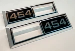 1968 Chevelle Impala Nova '454' Emblem Marker Light Bezel Front Fender Billet. Fixed Price $185.00.