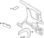 Genuine Nissan Wheel Opening Molding 78860-6TA0A. Fixed Price $122.48.
