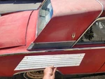 62 63 64 Studebaker Gt Hawk Sail Trim Panel Roof Pillar Left Right Moulding Set. Fixed Price $99.95.