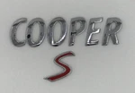 Mini Cooper Rear Hatch Oem Chrome Emblem Logo Letters Part# 51-14-2-755-618. Fixed Price $16.99.