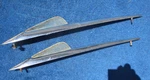 1955 Studebaker Speedster Fender Top Ornament Pr Very Shinny Chrome Oem # 299443. Fixed Price $169.99.