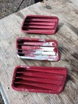 Three 1967 Ford Mustang Fastback Quarter Panel Insert Side Scoop Fomoco Vents ?. Fixed Price $45.00.