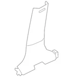 Genuine Nissan Door Pillar Post Trim Set 76916-6CA0A. Fixed Price $159.08.