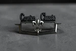 1973 1974 Chevrolet Caprice Classic Sail Panel Emblem Bezel 35133 3.75". Fixed Price $17.95.