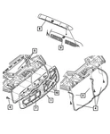 Genuine Mopar Air - Front Shield Kit 82206998AB. Fixed Price $174.93.
