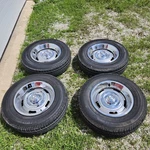 1967 C2 Corvette Wheels & Tires Reproduction 15 Inch Rally Rim Center Cap. Fixed Price $999.00.