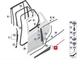 Bmw X2 F39 Rear Right Door Strip 51137420516. Fixed Price $118.77.