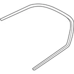 Genuine Bmw Finisher, Side Window, Rear 51-37-7-188-319 New. Fixed Price $197.15.