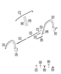 Genuine Mopar Wheel Opening Flare Molding Right 6FX90TZZAD. Fixed Price $146.90.