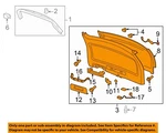 Gm Oem 07-17 Acadia Limited Lift Gate Interior Trim-lower Panel 20839854. Fixed Price $505.22.