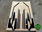 2014-2022 Land Range Rover Sport Exterior Door Molding Trims Black Set Of Oem. Fixed Price $279.05.