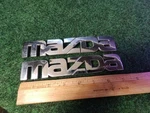 (2) 2000-2006 Mazda Mpv Rear Emblem Name Plate LC62-51710 7.2" 6S4. Fixed Price $24.99.