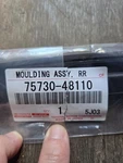 Used Oe Toyota Venza Rear Right Passenger Side Door Window Belt Molding 2021-22. Fixed Price $69.99.