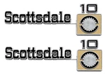 Oer Front Fender "scottsdale 10" Emblem Set 1975-1980 Chevy Pickup Trucks. Fixed Price $119.98.