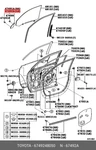 Garnish, Front Door Lower Frame Bracket, Left, 6749248050 For Toyota 67492-48050. Fixed Price $15.76.