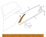 Hyundai Oem 15-18 Sonata Rear Door Exterior Trim-front Applique 83260C1010. Fixed Price $65.77.