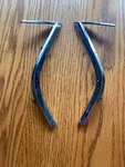 1968-1972 Chevelle Vinyl Top Pair Corner Mouldings Pt# 8788125 Lh 8788124 Rh Oem. Fixed Price $80.00.