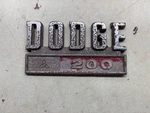 Dodge 200 Emblem Van Grille Truck Fender 1969 70 71 Oem Original. Fixed Price $20.00.