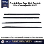 Genuine Front & Rear Door Belt Outside Weatherstrip 4PCS Set For Kia Sedona. Fixed Price $119.00.