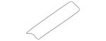 Genuine Mitsubishi Roof Molding Cover 7400A158. Fixed Price $41.17.