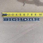 19-25 Ram 2500 3500 Bighorn Rear Tailgate Black Chrome Nameplate Emblem Oem. Fixed Price $15.00.