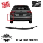 Fits 2019-2023 Tiguan Rear Outer Bumper Trim Black Left. Fixed Price $19.44.