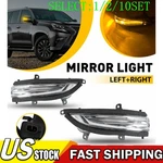 For Lexus GX460 LX570 2010-23 Led Side Mirror Turn Signal Lamp Clear Amber 10X. Fixed Price $393.29.