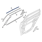 For Kia Optima 2011-2016 828602T000 Front Right Outer Door Reveal Molding. Fixed Price $53.90.