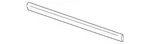 Genuine Ford 2002-2007 Freestar Se Windstar Door Molding Front 2F2Z-1625532-AAA. Fixed Price $51.02.