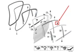 Bmw G20 Rear Right Door Window Frame Finisher 51337465168. Fixed Price $115.61.