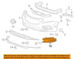 Chevrolet Gm Oem 2015 Cruze Front Bumper Grille-trim Cover Right 94516104. Fixed Price $156.60.