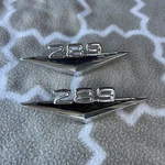 Vintage V8 Ford 289 Fender Emblems 1965/66 Mustang Fairlane Falcon Original. Fixed Price $50.00.