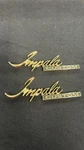 All-metal 69-76 Impala Custom Emblem Pair Coupe Rear Sail Panel Script.. 20. Fixed Price $59.99.