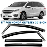 Rain Guards Vent Visors Shade For 2018-2026 Honda Odyssey Shatterproof. Fixed Price $73.49.