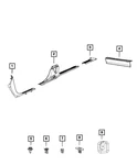 Genuine Mopar Scuff Plate Left 5RH87DX9AF. Fixed Price $57.41.