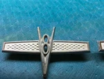 Vintage 1963 1964 Ford Falcon V8 Front Fender Emblem C3DB-16237-B (set). Fixed Price $75.00.