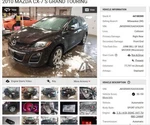 (local Pickup Only) Passenger Right Rear Side Door Fits 07-12 Mazda CX-7 4530005. Fixed Price $174.90.