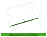 New Oem 2021-2023 Toyota Sienna Frame Molding 75764-08010. Fixed Price $70.95.