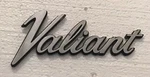 Plymouth Valiant Name Plate Emblem Original 3680462 Vintage 1970 - 1974. Fixed Price $19.95.