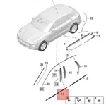 2016-2022 Porsche Drivers Front Door Belt Moulding Matte 95B837475EA78 Oem New. Fixed Price $60.00.