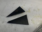 14-19 Kia Soul Rear Left Side Door Pillar Trim Molding Triangle Corner Pair Q. Fixed Price $42.49.