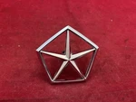 1986-1989 Dodge Chrysler Pentastar Chrome Emblem Badge (part No. 4334198). Fixed Price $15.00.