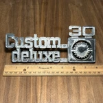 Gm Chevy Truck Custom Deluxe 30 Fender Emblem 349684. Fixed Price $29.95.