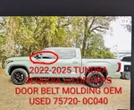 2022-2025 Toyota Tundra Sequoia Lh Left Front Door Molding Black 75720-0C040. Fixed Price $38.00.
