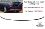 Rear Bumper Lower Insert Molding Trim 2016 2017 Honda Accord Chrome 71503T2FXA5. Fixed Price $85.00.