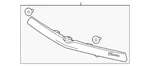 Gm Oem 15-19 Cts Trunk Lid Exterior Trim-molding Assy 23197402. Fixed Price $145.73.