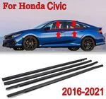 For 2016-2021 Honda Civic Sedan 4PCS Weatherstrip Window Moulding Trim Seal Belt. Fixed Price $29.30.